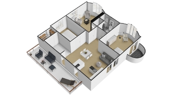 Půdorys 2.NP - Prodej domu 386 m², České Budějovice