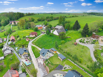 Pohled na pozemky - Prodej pozemku 788 m², Lánov