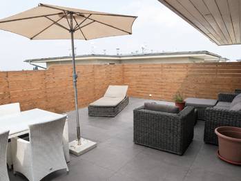 Terasa - Pronájem bytu 3+kk v osobním vlastnictví 90 m², Praha 9 - Čakovice