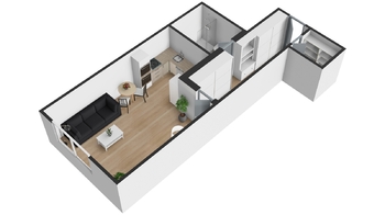 Pronájem bytu 1+kk v osobním vlastnictví 45 m², Plzeň