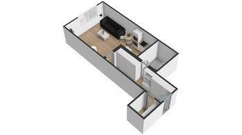 Pronájem bytu 1+kk v osobním vlastnictví 45 m², Plzeň