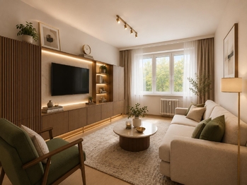 VIZUALIZACE - Prodej bytu 2+1 v osobním vlastnictví 53 m², Žatec