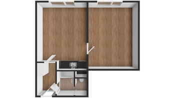 Prodej bytu 1+1 v osobním vlastnictví 34 m², Žatec
