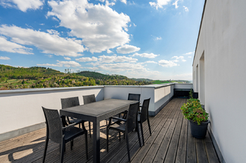 Byt 2+kk s terasou, Otakara Kubína, Boskovice - Prodej bytu 2+kk v osobním vlastnictví 51 m², Boskovice