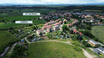 Letecký pohled - Prodej bytu 3+1 v osobním vlastnictví 59 m², Staňkovice