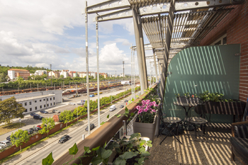 terasa - Prodej bytu 2+kk v osobním vlastnictví 50 m², Praha 9 - Libeň