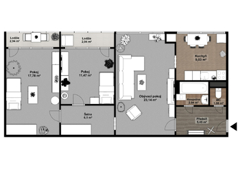 Prodej bytu 3+1 v družstevním vlastnictví 85 m², Mladá Boleslav