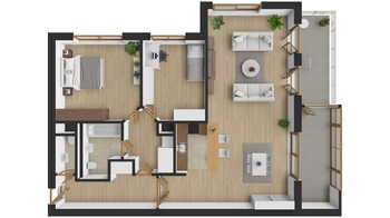 Pronájem bytu 3+kk v osobním vlastnictví 95 m², Praha 6 - Vokovice