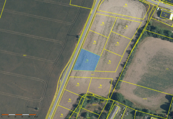 pohled na parcelu - Prodej pozemku 871 m², Benátky nad Jizerou