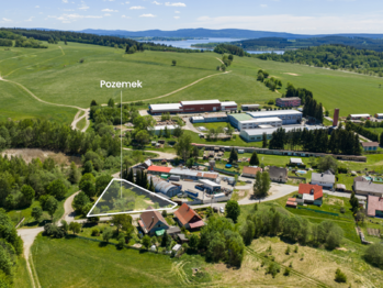 Prodej pozemku 1408 m², Horní Planá
