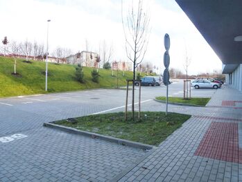 Venkovní parkovací stání - Pronájem bytu 1+kk v osobním vlastnictví 40 m², Praha 9 - Černý Most