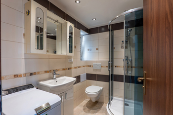 Koupelna - Pronájem bytu 2+kk v osobním vlastnictví 38 m², Praha 3 - Žižkov