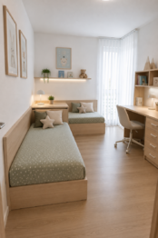 Vizualizace- dětský pokoj - Prodej bytu 3+1 v osobním vlastnictví 87 m², Luhačovice
