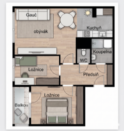 Prodej bytu 3+kk v osobním vlastnictví 59 m², Praha 8 - Bohnice