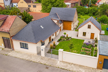 Vizualizace domu po rekonstrukci - Prodej pozemku 987 m², Lysá nad Labem