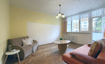 Obývací pokoj - Prodej bytu 2+1 v osobním vlastnictví 57 m², Chodov