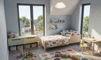 Vizualizace interiér - Prodej domu 122 m², Dobrovice