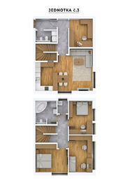 Jednotka č.3 - Prodej domu 122 m², Dobrovice