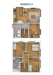 Jednotka č.2 - Prodej domu 122 m², Dobrovice