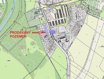 Prodej pozemku 922 m², Pardubice