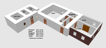 Prodej chaty / chalupy 90 m², Bílý Újezd