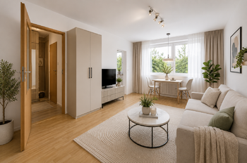 VIZUALIZACE - Prodej bytu 1+kk v osobním vlastnictví 31 m², Praha 4 - Chodov