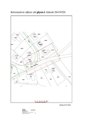 Vedení plynu - Prodej pozemku 879 m², Úsilné