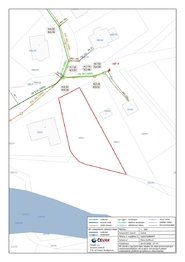 Vedení vody a kanalizace - Prodej pozemku 879 m², Úsilné