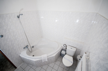 koupelna jednoho z apartmánů - Prodej ubytovacího zařízení 728 m², Přední Výtoň