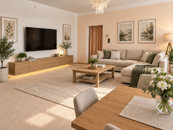 vizualizace - Prodej bytu 3+1 v osobním vlastnictví 78 m², Příbram