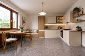 vizualizace - kuchyň přízemí - Prodej domu 181 m², Kamenice