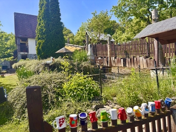 Pohled od zahrady pro pěstování - Prodej chaty / chalupy 66 m², Slavkov u Brna