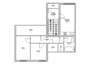 Pronájem bytu 2+1 v osobním vlastnictví 68 m², Račetice