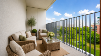 Vizualizace - Pronájem bytu 1+kk v osobním vlastnictví 44 m², Praha 9 - Letňany