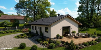 Vizualizace budoucího stavu  - Prodej domu 130 m², Prosenická Lhota