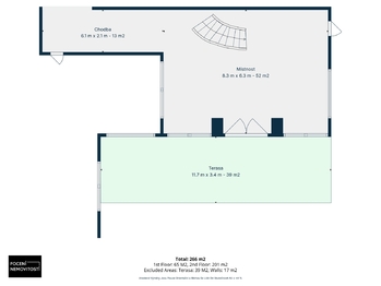 Pronájem kancelářských prostor 226 m², Praha 8 - Libeň