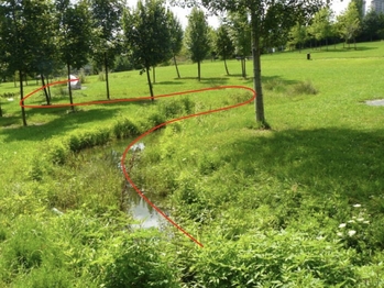 Umělé koryto Prokopského potoka - Prodej bytu 3+1 v osobním vlastnictví 70 m², Praha 5 - Stodůlky
