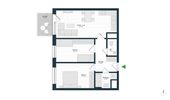 Pronájem bytu 3+kk v osobním vlastnictví 63 m², Praha 10 - Hostivař