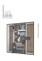 půdorys 2.NP - Prodej domu 180 m², Praha 5 - Sobín