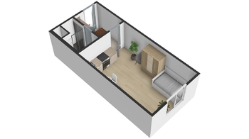 Pronájem bytu 1+kk v osobním vlastnictví 29 m², Plzeň