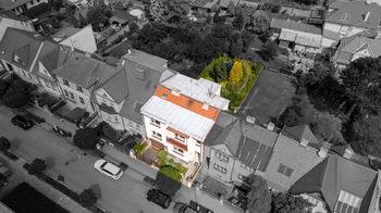 Pohled na dům shora - Prodej domu 244 m², Kroměříž