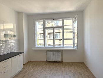 Kuchyň - Pronájem bytu 1+1 v osobním vlastnictví 55 m², Praha 8 - Libeň