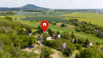 Lokalita chaty se zahradou - Prodej chaty / chalupy 25 m², Roudnice nad Labem