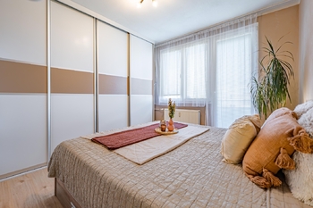 Ložnice. - Prodej bytu 3+1 v osobním vlastnictví 62 m², Jindřichův Hradec