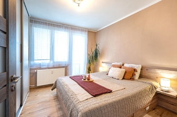 Ložnice. - Prodej bytu 3+1 v osobním vlastnictví 62 m², Jindřichův Hradec