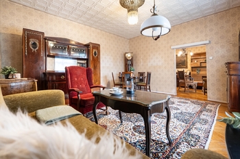 Obývací pokoj. - Prodej domu 116 m², Praha 4 - Modřany