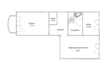 Prodej bytu 3+kk v osobním vlastnictví 63 m², České Budějovice