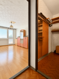 chodba - vstup pokoj + komora - Prodej bytu 3+1 v družstevním vlastnictví 70 m², Osek