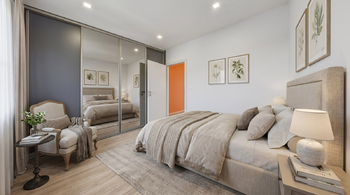 VIZUALIZACE LOŽNICE - Prodej bytu 3+1 v osobním vlastnictví 70 m², Česká Lípa