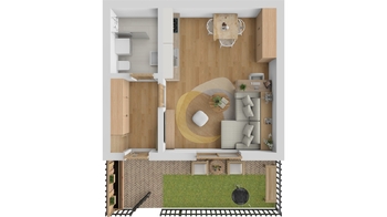 Prodej bytu 1+kk v osobním vlastnictví 34 m², Brod nad Dyjí